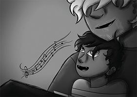 thumbnail of Dad piano